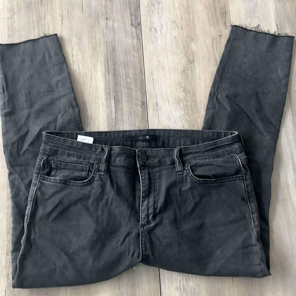 Joes Jeans Washed Black Distressed Holed Knee size 31 Great Condition Nordy Rack